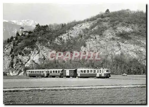 Cartes postales moderne Train pour Aigle en dessous de St Triphon