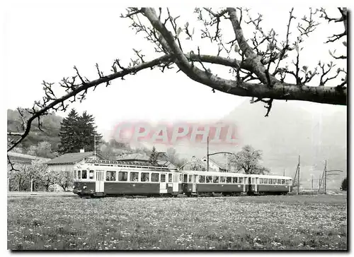 Moderne Karte Train pour Champery a St Triphon Gare