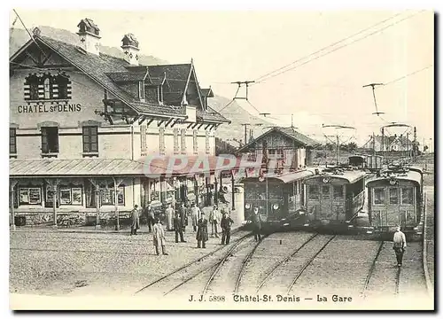 Cartes postales moderne En gare de chane Saint de Denis