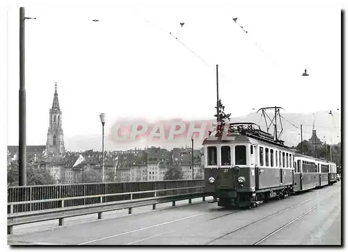 Cartes postales moderne  Berne train pour worb sur le Kornhausbrucke