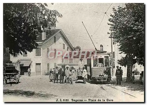 Cartes postales moderne Begnins place de la Gare