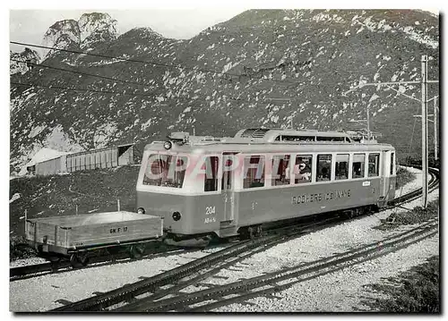 Cartes postales moderne ABeh au depart des Rochers de Naye