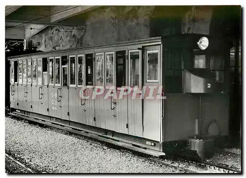 Cartes postales moderne Remorque fermee a Montreux