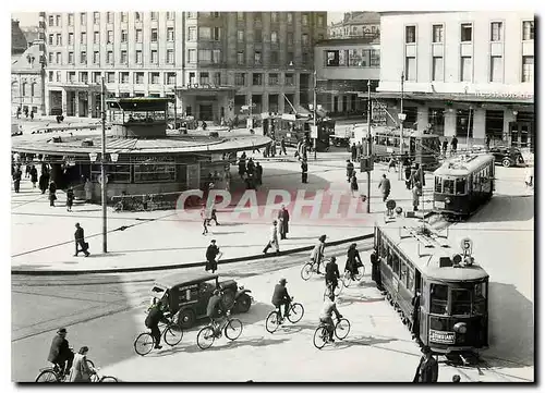 Moderne Karte Rond point de Cornavin en 1945