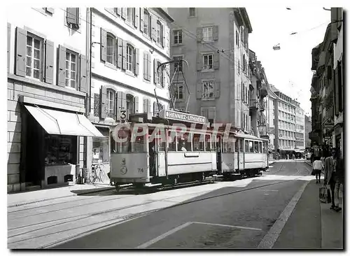 Cartes postales moderne Die Linie war die letzie mit Zweiachsern betriebene