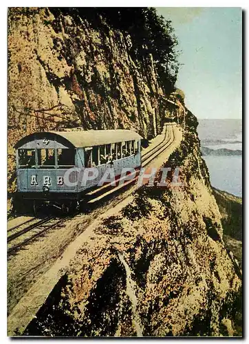 Moderne Karte Arth Rigi Bahn ausrangiert 1949