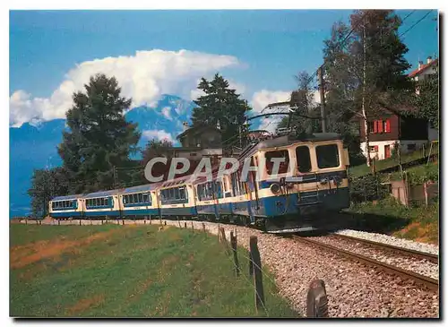 Cartes postales moderne Le Panoramic Express arrive aux Avants