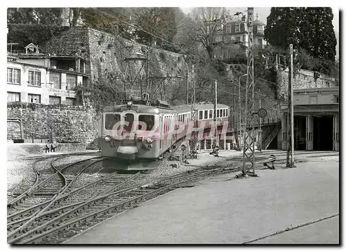 Cartes postales moderne Arrivee a Montreux