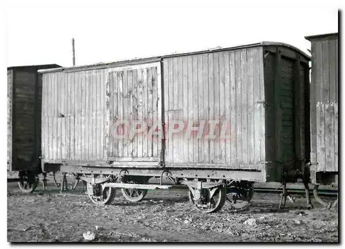 Cartes postales moderne Wagon couvert pour le transport du sucre Egreville 1951