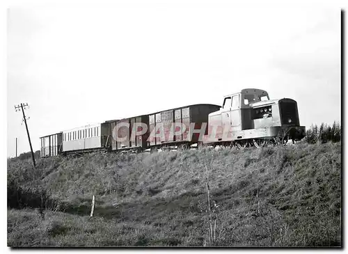 Moderne Karte Train mixte pour Noyelles pres de St Valery Canal