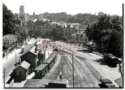 Cartes postales moderne Gare LEB de Lausanne Chauderon