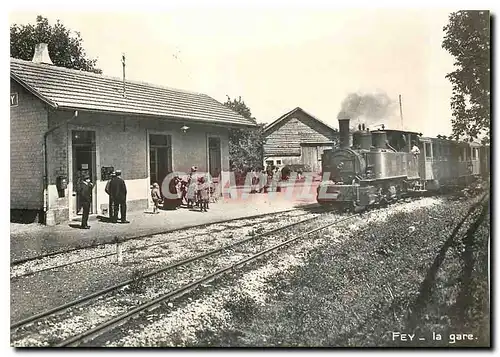 Cartes postales moderne Mallet ex Yverdon Ste Croix arrivant a Fey