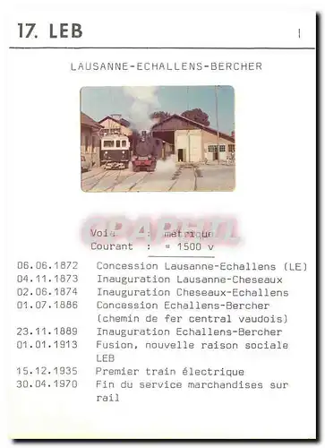 Cartes postales moderne Lausanne Echallens Bercher