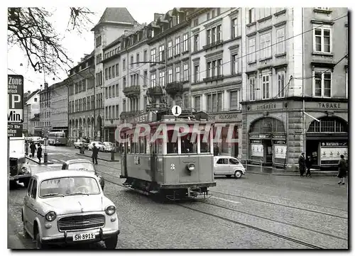 Cartes postales moderne Automotrice devant la gare CFF