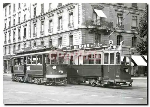 Cartes postales moderne Ce etCe se croisant a la rue Pierre Fatio 1949