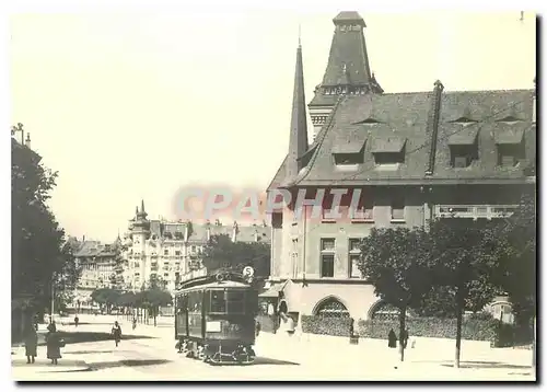 Moderne Karte Ce devant la Mairie des Eaux Vives vers 1920