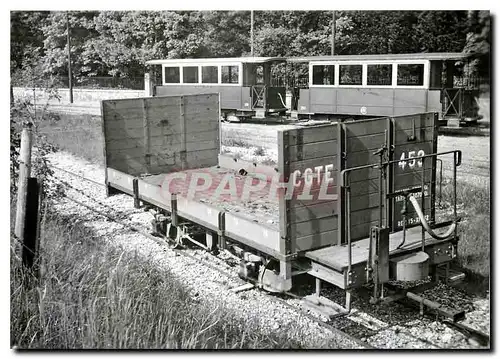 Cartes postales moderne L ancien wagon pour le transport des skis au depot de Vernier