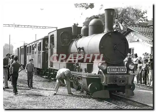 Moderne Karte Le train des officiels a Cheseaux lors des fetes du Centenaire