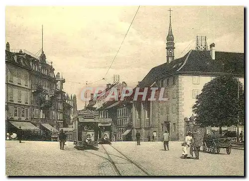 Cartes postales moderne Friedliche Szene im Freiburger Zentrum