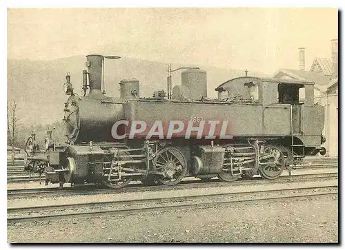 Cartes postales moderne Tenderlokomotive System Mallet dur den Vorspann und Schiebedienst