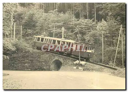 Moderne Karte Stansstad Engelberg Bahn