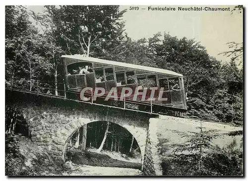 Cartes postales moderne Funiculaire Neuchtel Chaumont