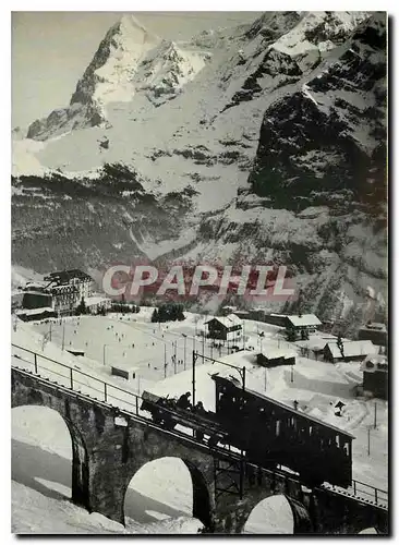 Cartes postales moderne Die Murren Allmendhubel Bahn