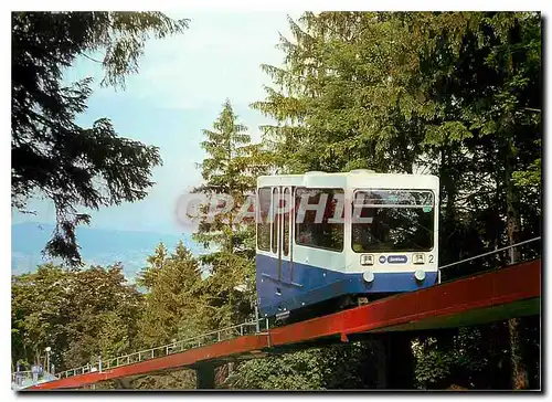 Cartes postales moderne Seilbahn Rigiblick der Verkehrsbetriebe Zurich