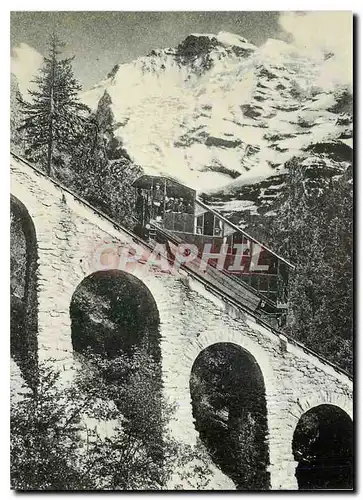 Cartes postales moderne Lauterbrunnen nach Grutschalp