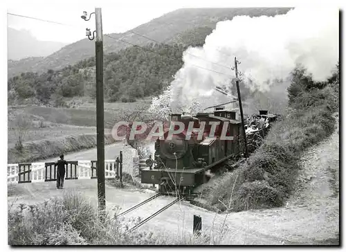 Cartes postales moderne Train marchandises au PN de San Esteban de Bas