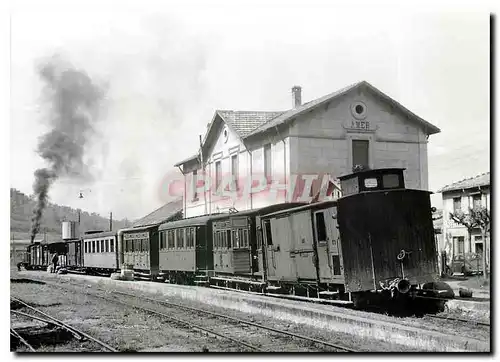 Cartes postales moderne Train mixte en gare d'Amer