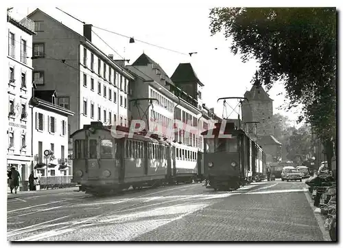 Moderne Karte Bde et De des VBSch Schaffhouse place de la Gare