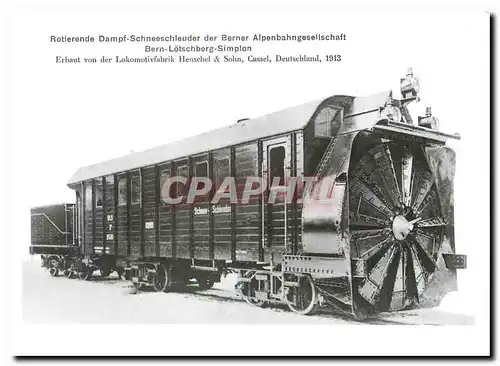 Cartes postales moderne Nicht selbstfahrende BLS Dampschleuder