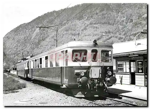 Cartes postales moderne Leichttriebzug SEZ ABDe auf der 1969 eingestellten Bodelibahnlinie Interlaken Ost Bonigen