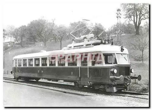 Moderne Karte Leichttriebwagen BN Ce Chrotteschnorre