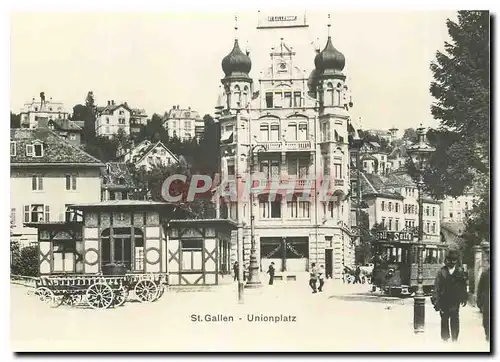 Cartes postales moderne St Gallen Unionplatz