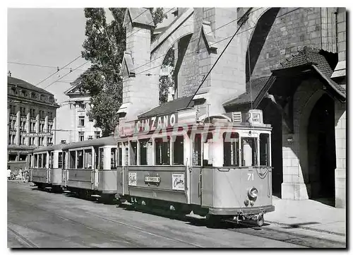 Cartes postales moderne Dreiwagenzug Ce Place St Francois