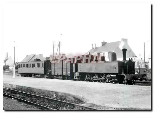 Moderne Karte Ligne Carhaix Rosporden mixte en gare de Rosporden