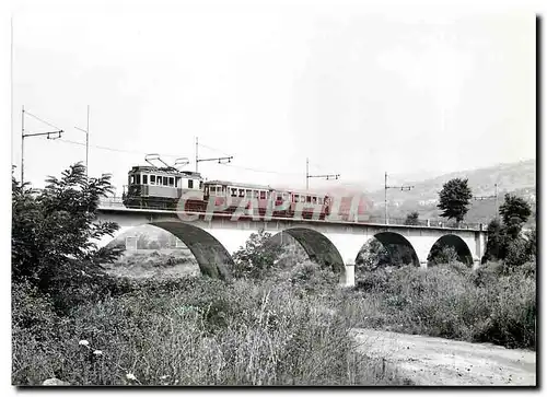 Moderne Karte Pont sur la Scrivia situe entre Casella Paese et Casella Deposito