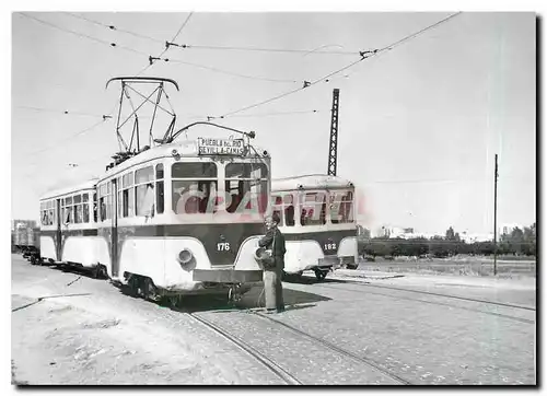 Cartes postales moderne Sevilla train avec tomberau pour Puebla del Rio