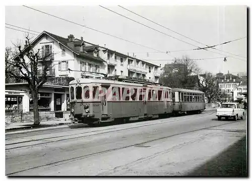 Cartes postales moderne La Sallaz train pour Lausanne