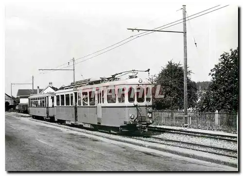 Cartes postales moderne Montpreveyres train pour Lausanne