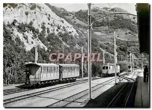 Cartes postales moderne Manoeuvres a Loeche cff