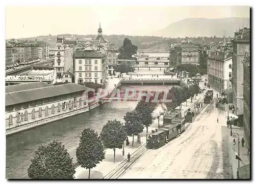 Cartes postales moderne Geneve quai des Postes