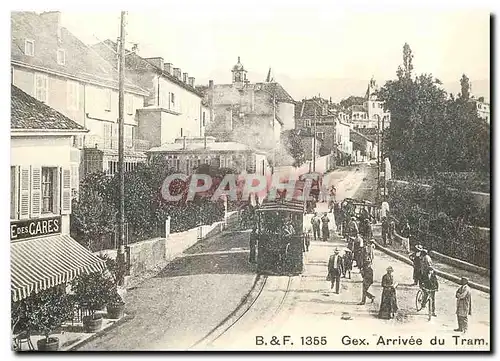 Cartes postales moderne Train pour Geneve au terminus de Gex