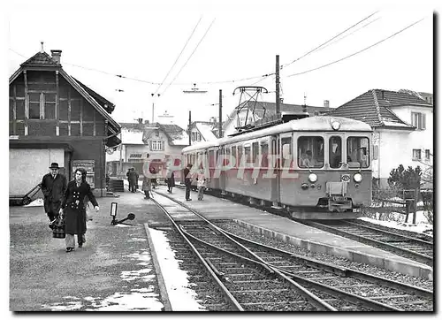 Cartes postales moderne Granichen train pour Menziken Burg