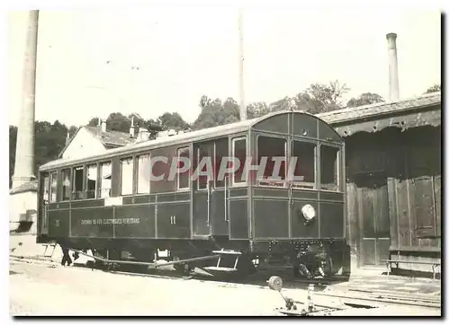 Cartes postales moderne BCFe devant l ancienne station de Vevey