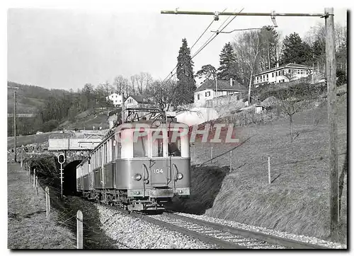 Cartes postales moderne Train special au sortir du tunnel de Gilamont