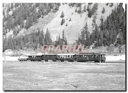 Cartes postales moderne Personenzug der Berninabahnlinie