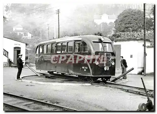 Cartes postales moderne Retournement d'un autorail a Sernada do Vouga